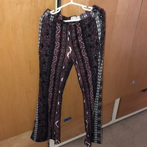 tillys leggings/flare pants